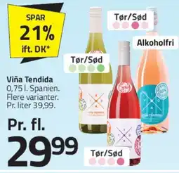 Fleggaard Viña Tendida (flaske) tilbud