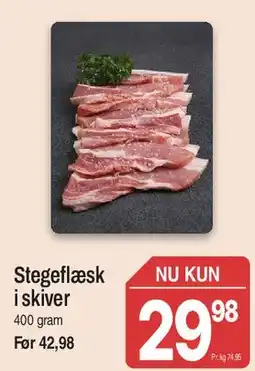 ABC Lavpris Stegeflæsk i skiver tilbud