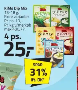 Fleggaard Kims Dip Mix (4-pak) tilbud