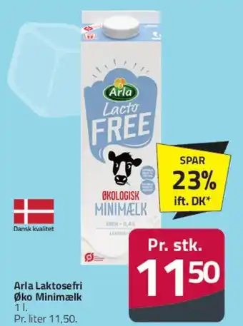 Fleggaard Arla LactoFree Øko Minimælk tilbud