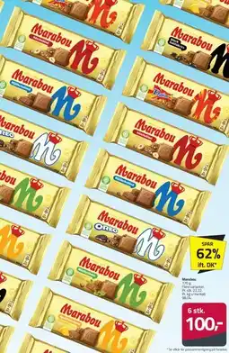 Fleggaard Marabou chocolate (various varieties) tilbud