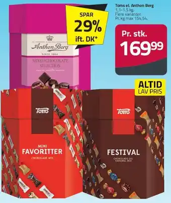 Fleggaard Anthon Berg Mixed Chocolate Selection tilbud