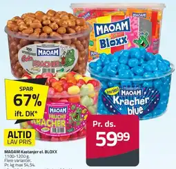 Fleggaard MAOAM dåser / BLOXX tilbud