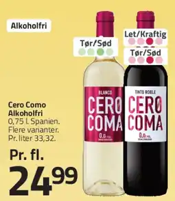 Fleggaard Cero Coma Alkoholfri tilbud