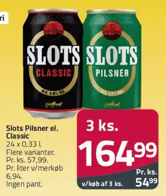 Fleggaard Slots (Pilsner / Classic) tilbud