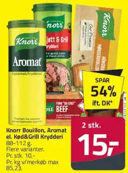 Fleggaard Knorr Bouillon / Aromat / Kød & Grill Krydderi tilbud