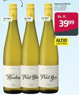 Fleggaard Alsace Jean Biecher (Riesling, Pinot Blanc, Pinot Gris) tilbud