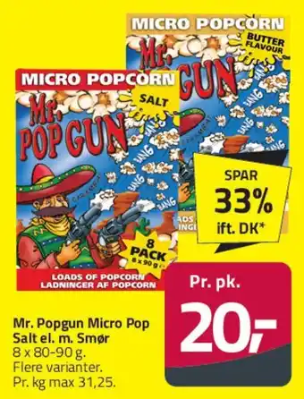Fleggaard Mr. Popgun Micro Pop tilbud