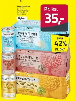 Fleggaard Fever-Tree tonic, 8 x 0,15 L tilbud