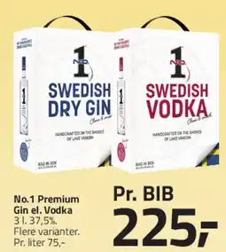 Fleggaard No.1 Swedish Dry Gin / Swedish Vodka tilbud