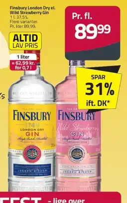 Fleggaard Finsbury (London Dry / Wild Strawberry) tilbud