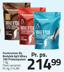 Fleggaard Frontrunner / Bodylab Whey tilbud