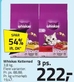 Fleggaard Whiskas kattemad (stor poser) tilbud