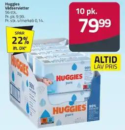 Fleggaard Huggies vådservietter / Huggies tilbud