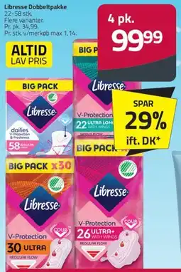 Fleggaard Libresse (V-Protection / Big Pack) tilbud