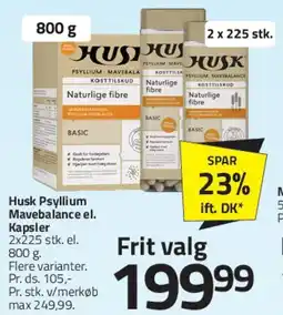 Fleggaard HUSK Psyllium tilbud