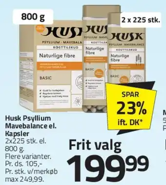 Fleggaard HUSK Psyllium tilbud
