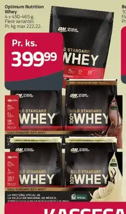 Fleggaard Optimum Nutrition Whey (Gold Standard) tilbud