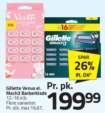 Fleggaard Gillette Venus / Mach3 Barberblade tilbud