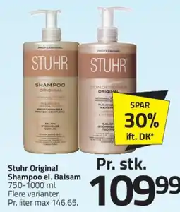 Fleggaard Stuhr Original Shampoo / Balsam tilbud