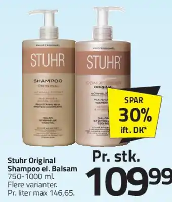 Fleggaard Stuhr Original Shampoo / Balsam tilbud