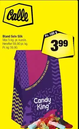 Calle Bland Selv Slik (Candy King) tilbud