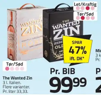 Fleggaard The Wanted Zin (BIB) tilbud