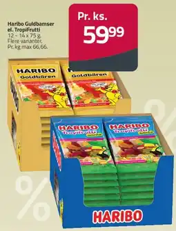 Fleggaard Haribo Guldbamser / Tropifrutti tilbud
