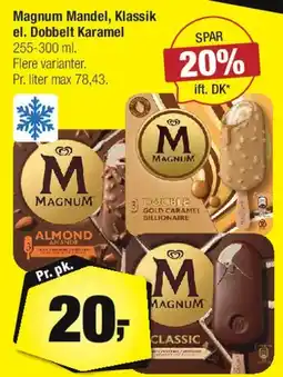 Calle Magnum (Mandel / Klassisk / Dobbelt Karamel) tilbud