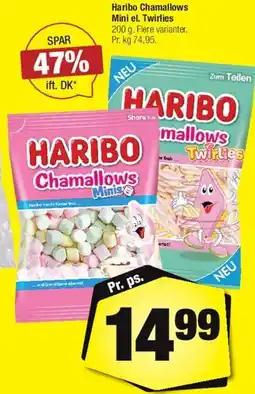 Calle Haribo Chamallows Minis tilbud