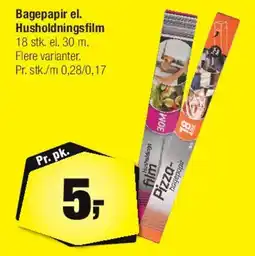 Calle Bagepapir / Husholdningsfilm tilbud