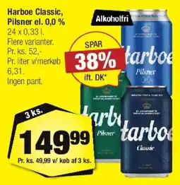 Calle Harboe Classic / Pilsner (inkl. 0.0%) tilbud