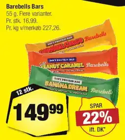 Calle Barebells bars (pakke) tilbud