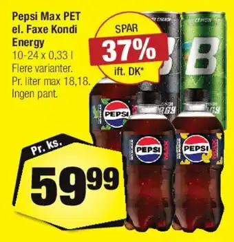 Calle Pepsi Max PET tilbud