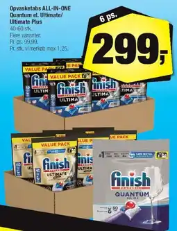 Calle Finish Opvasketabs (ALL-IN-ONE / Quantum / Ultimate) tilbud