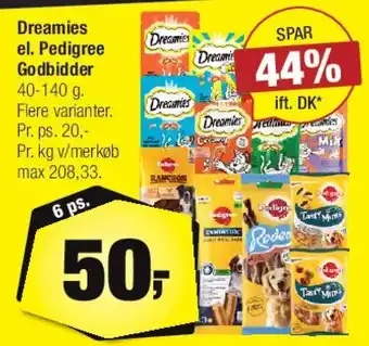 Calle Dreamies / Pedigree Godbidder tilbud