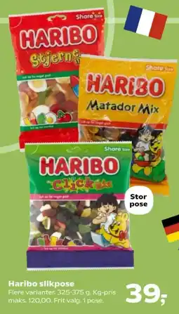 Kvickly Haribo slikpose tilbud