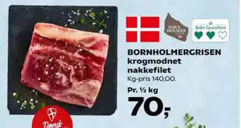 Kvickly BORNHOLMERGRISEN krogmodnet nakkefilet tilbud