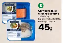 Kvickly Glyngøre laks eller rødspætte tilbud