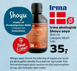 Kvickly Irma økologisk Shoyu soya tilbud