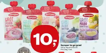 Kvickly Semper to go grød tilbud