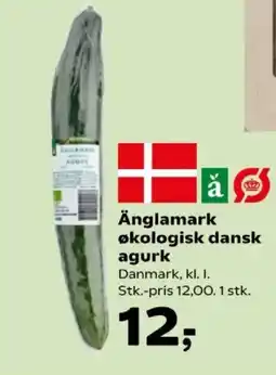 Kvickly Änglamark økologisk dansk agurk tilbud