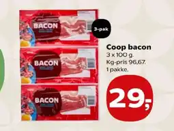 Kvickly Coop bacon tilbud