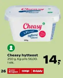 Kvickly Cheasy hytteost tilbud
