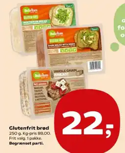 Kvickly Glutenfrit brød tilbud