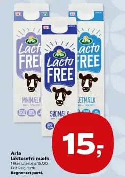 Kvickly Arla laktosefri mælk tilbud