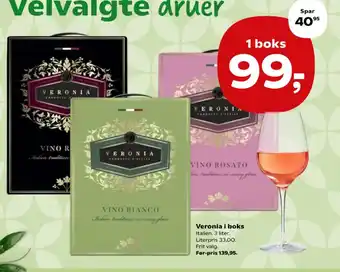 Kvickly Veronia i boks tilbud
