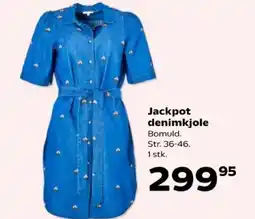 Kvickly Jackpot denimkjole tilbud