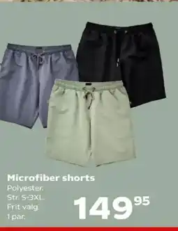 Kvickly Microfiber shorts tilbud