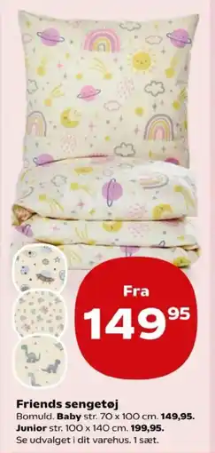Kvickly Friends sengetøj tilbud